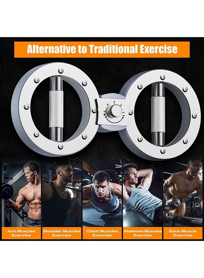 Arabest Rotating Burn Machine, Forearm Strength Trainer, 12 Pounds Rotating Arm Machine w/ 360 Degree Rotating Grips, Shoulder Workout Adjustable Resistance Spinning Burn Rotator Machine for Exercise - Image 5