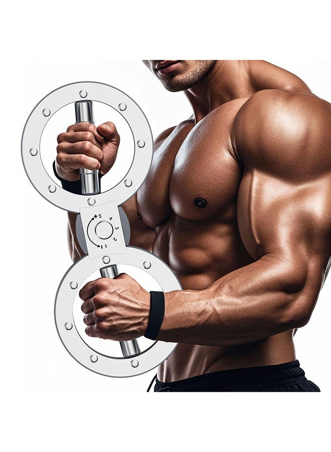 Arabest Rotating Burn Machine, Forearm Strength Trainer, 12 Pounds Rotating Arm Machine w/ 360 Degree Rotating Grips, Shoulder Workout Adjustable Resistance Spinning Burn Rotator Machine for Exercise - Image 1