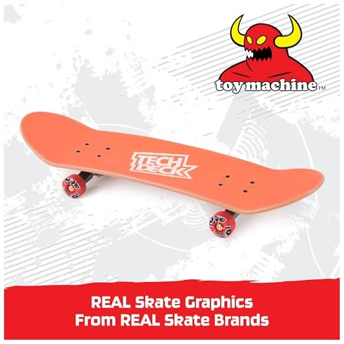 TECH DECK Toy Machine Handboard Authentic Mini Skateboards Kids Toys for Boys Girls Ages 6 and up Hands Use Only - Image 5