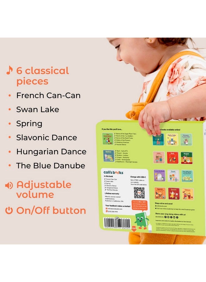 Cali's Books Cali's Books Dance to Classical Music - Children's Music Book for Boys & Girls - Educational & Interactive Sound Book for Babies & Toddlers Ages 2 -4 - Musical Birthday Gifts for Kids  - Image 5