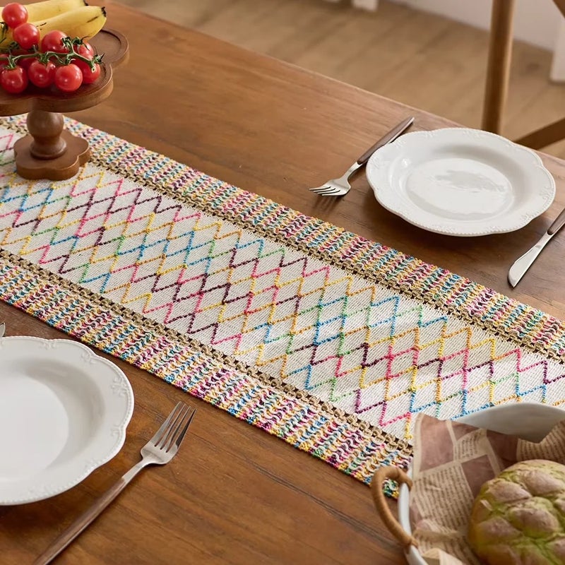 Y&D Low MOQ Hollow Jacquard Rectangle Table Runners for Wedding Banquets – Elegant Dining Table Linens with Marble Mats - Image 5