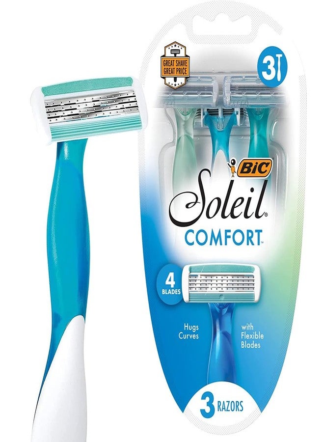 BIC Soleil Bella Women's Disposable Razors - Bundle of 2 Packs of 3