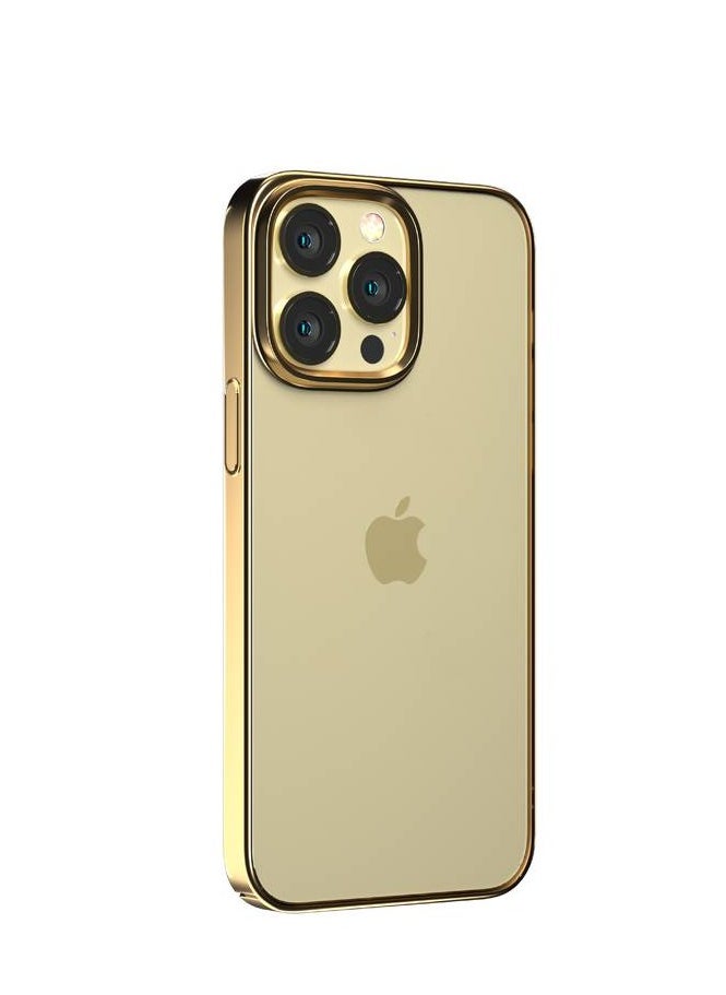 devia - Devia iPhone 14 Pro Case Clear Drop and Scratch Resistant The protective case is specially designed to withstand drops from a height of up to 1.2 meters in gold color - Image 1