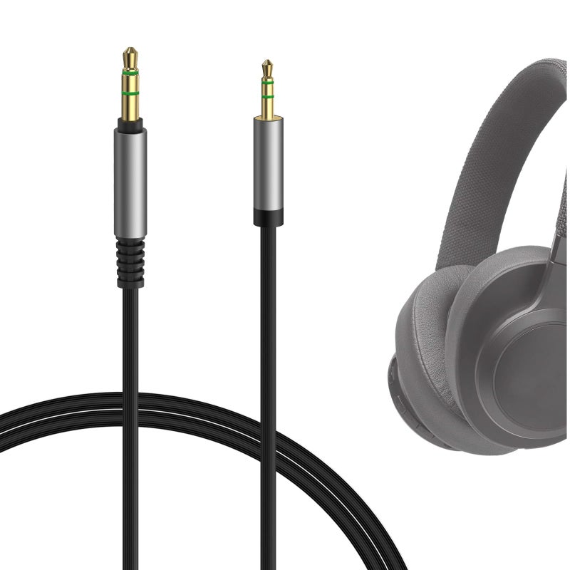 GEEKRIA Audio Cable Compatible with JBL 770NC760NC Live 660NC500BT Synchros S700 S500E50BT Headphones 25mm to 35mm Replacement Stereo Cord 4 ft12 m - Image 2