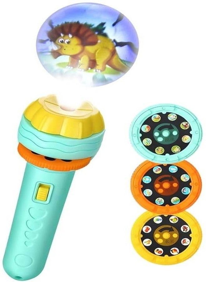 Crazy Buy CrazyBuy Projector Flashlight Torch, Kids Projection Light Toy Slide Flashlight (Multicolor) - Image 1
