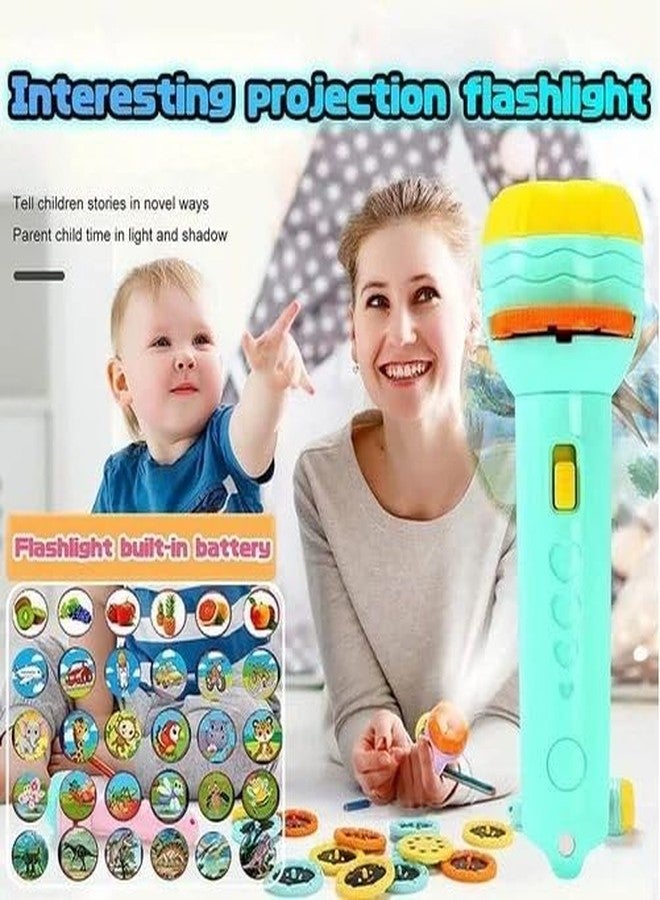 Crazy Buy CrazyBuy Projector Flashlight Torch, Kids Projection Light Toy Slide Flashlight (Multicolor) - Image 3