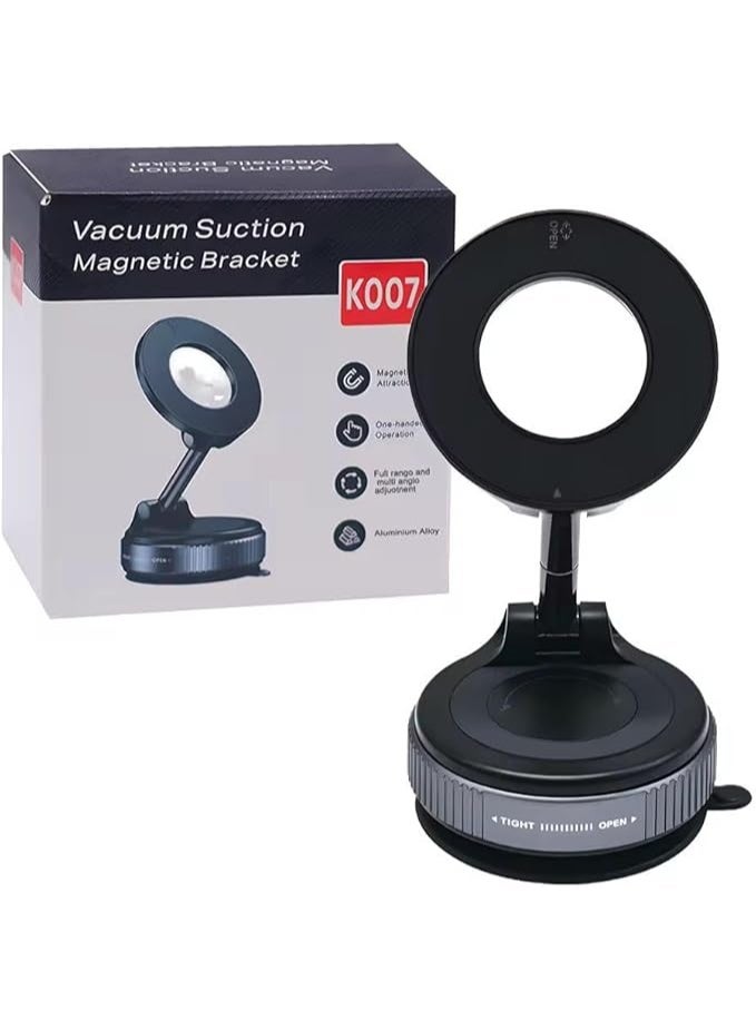 حامل مغناطيسي يعمل بالشفط الفراغي مصنوع من سبائك الألومنيوم K007، سهل الاستخدام بيد واحدة - Image 2