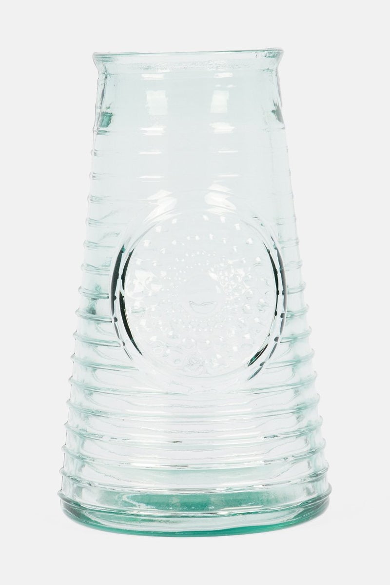 Tchibo Mandala,Vase Marta 16 diameter x 27.5 H cm, Transparent - Image 1