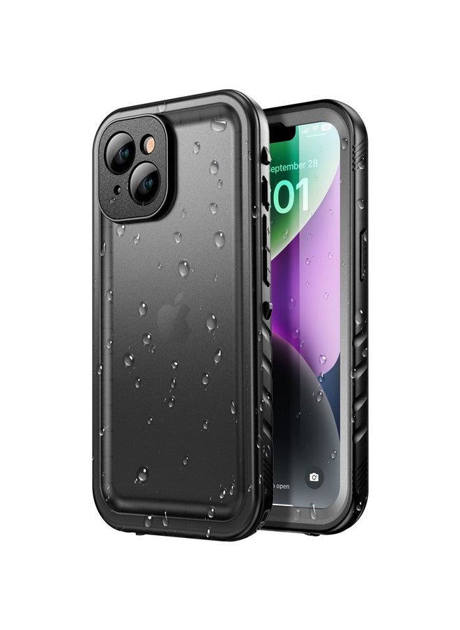 SPORTLINK SPORTLINK Waterproof Case for iPhone 14, Full Body Heavy Duty Protection Full Sealed Cover Shockproof Dustproof Built-in Clear Screen Protector Rugged Case for iPhone 14 6.1 Inch  - Image 1
