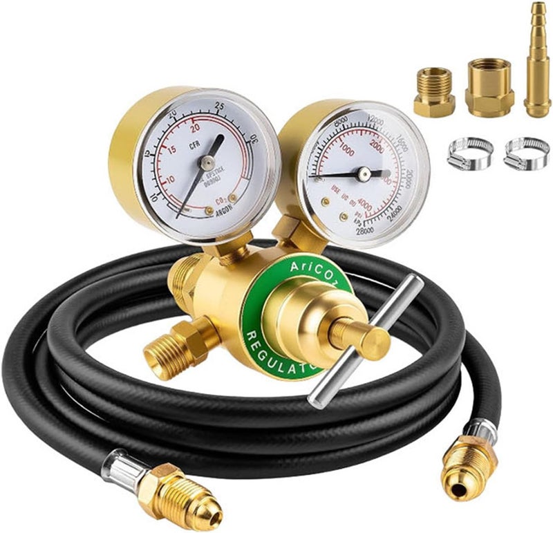 Easy assemble alternatives Dual Argon CO2 Regulators with 6.6ft Hose CGA580 for Welding, Built to Last Integrated practical design Upgraded simple practical design Updated modern design Stain resistant General compatible practical design All user friendly build Repeated use friendly design Hardness boosted processed substance Assorted trendy color picks Modern warehouse management Long term storage compatible Standard fit Processed natural substance Multi-hub shipment dispatch Certified stocked merchandise Classic trendy design picks Regular scheduled transit Demand fit global economical quality Care processed raw material Connectable modular Air & land transit compatible Multiple options Dispersed regional warehouses Globally engineered build - Image 2