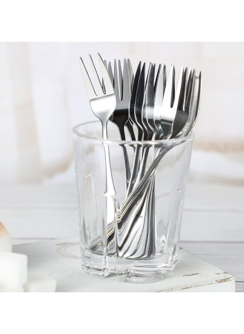 Kitchen Basics Dessert Forks 12 Pieces Stainless Steel Forks For Cake Salad Fruit - Image 5
