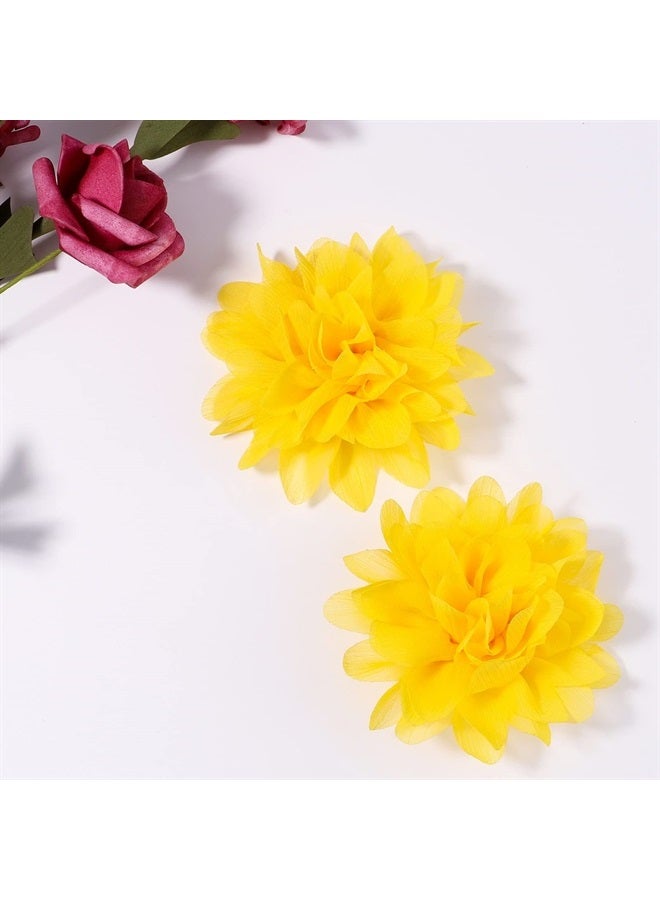 jollybows 30pcs Baby Girls Alligator Hair Clips Chiffon Flower Hair Barrettes Accessories for Kids Toddler Teens - Image 5