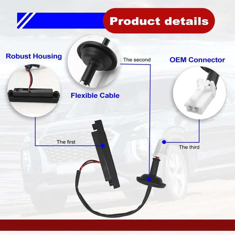 NOTISH Rear Liftgate Trunk Open Release Switch for Hyundai Veloster - Image 3