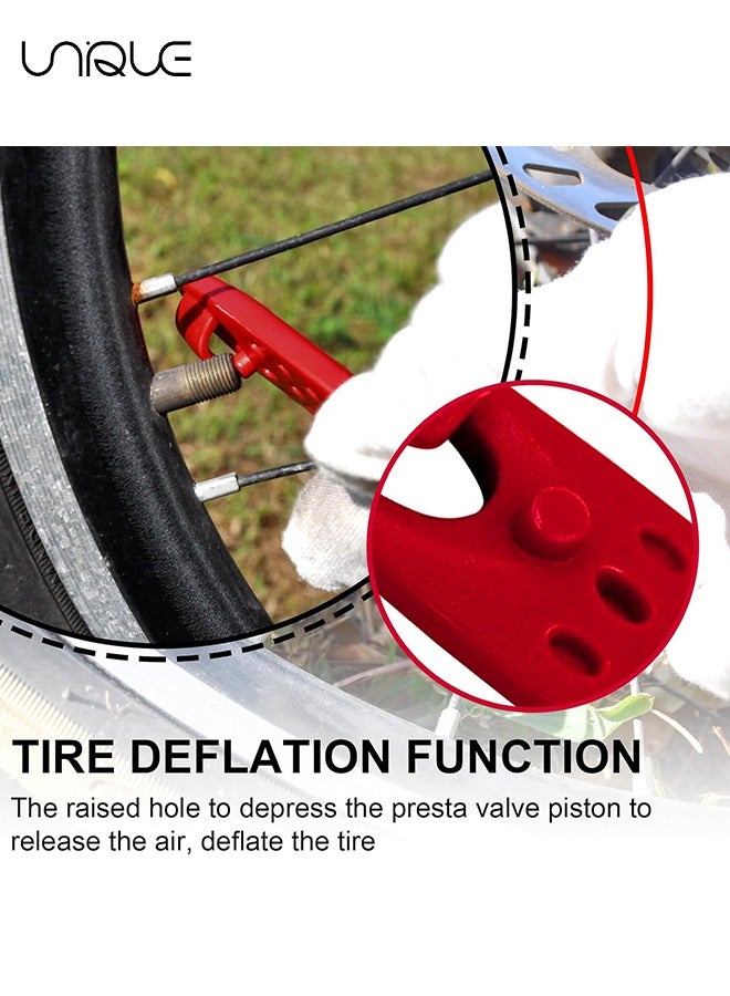 Unique 6Pcs Compact Roadside Bicycle Tyre Levers Tool for Inner Tube Tire, 4.1 x 0.76 x 0.48 in, Solid Reliable Plastic Bike Tire Spoons Set, Lightweight Changing Kits - Image 3