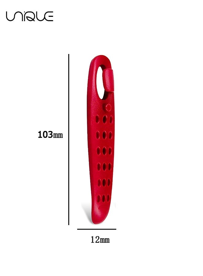 Unique 6Pcs Compact Roadside Bicycle Tyre Levers Tool for Inner Tube Tire, 4.1 x 0.76 x 0.48 in, Solid Reliable Plastic Bike Tire Spoons Set, Lightweight Changing Kits - Image 2