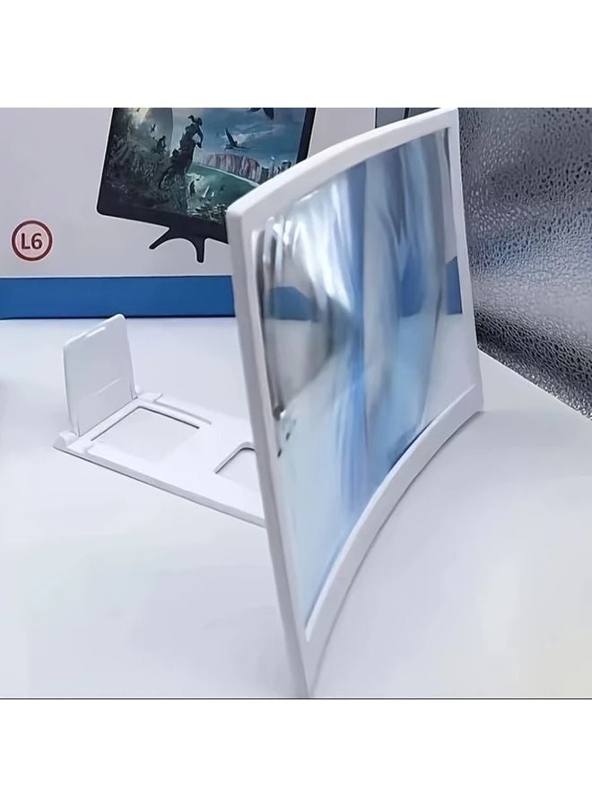 1pc 12 Inch Mobile Screen Amplifier 3D Extender For Movies Videos Games Foldable Phone Stand - Image 3