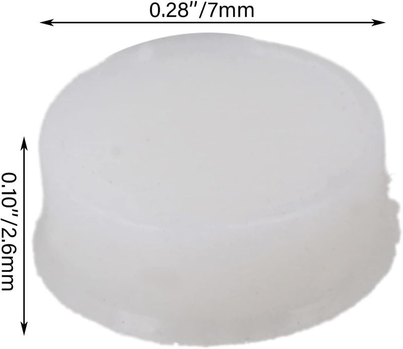 RDEXP Soft Silicone Flutes Flute Open Hole Plugs 7.5x2.6mm Plugs Pack of 10 - Image 4