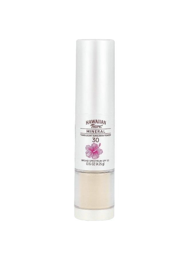 Hawaiian Tropic Hawaiian Tropic, Mineral Translucent Sunscreen Powder, SPF 30 , 0.15 oz (4.25 g)  - Image 1