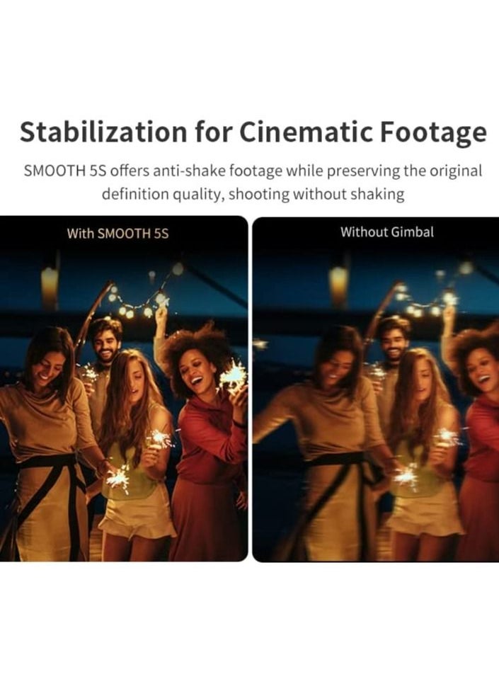 Zhiyun - Smooth 5S Professional Gimbal Stabilizer for Smartphone Handheld 3-Axis Phone Gimbal - Image 1