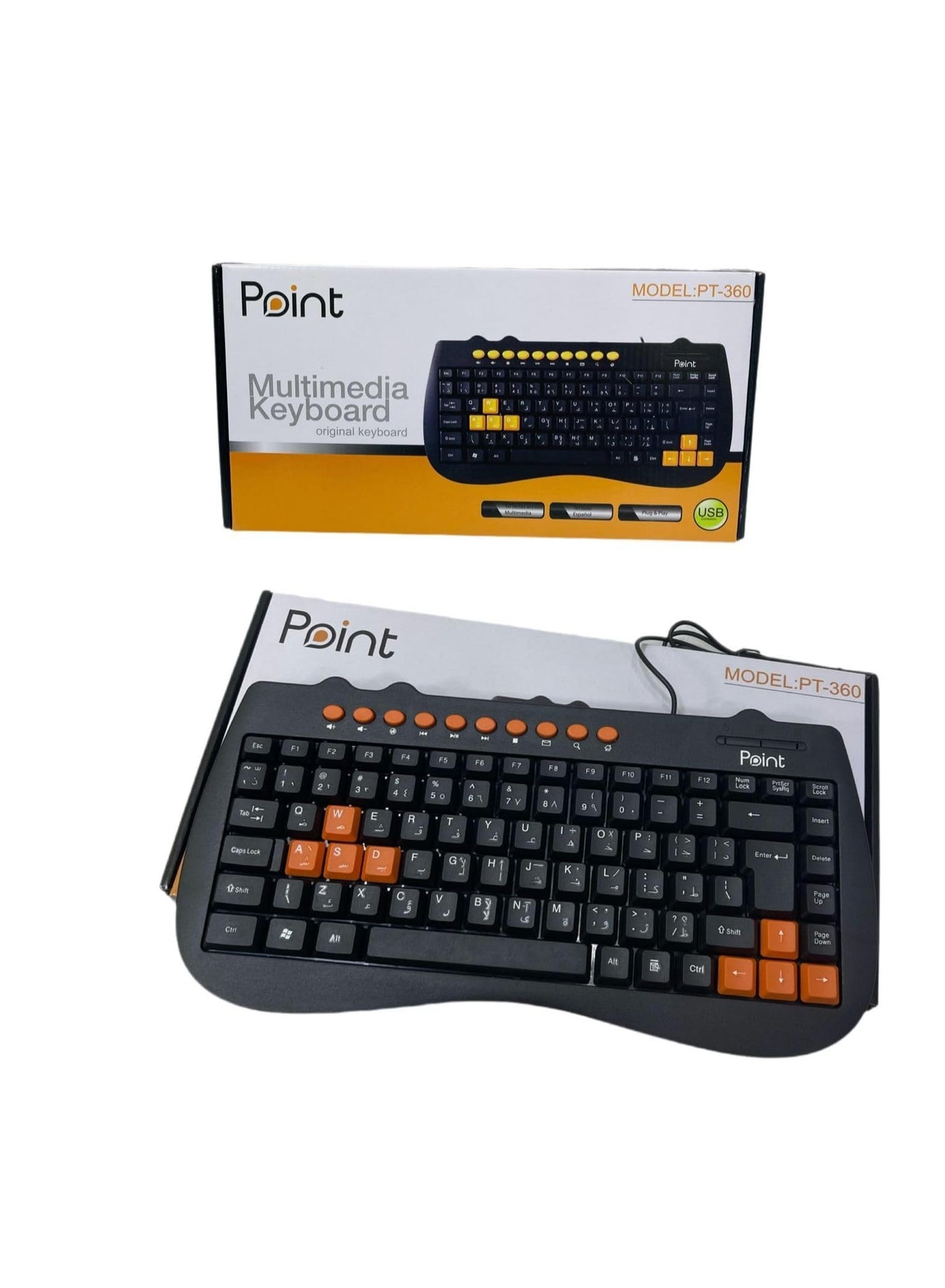 بوينت Point Usb Mini Keyboard pt-360