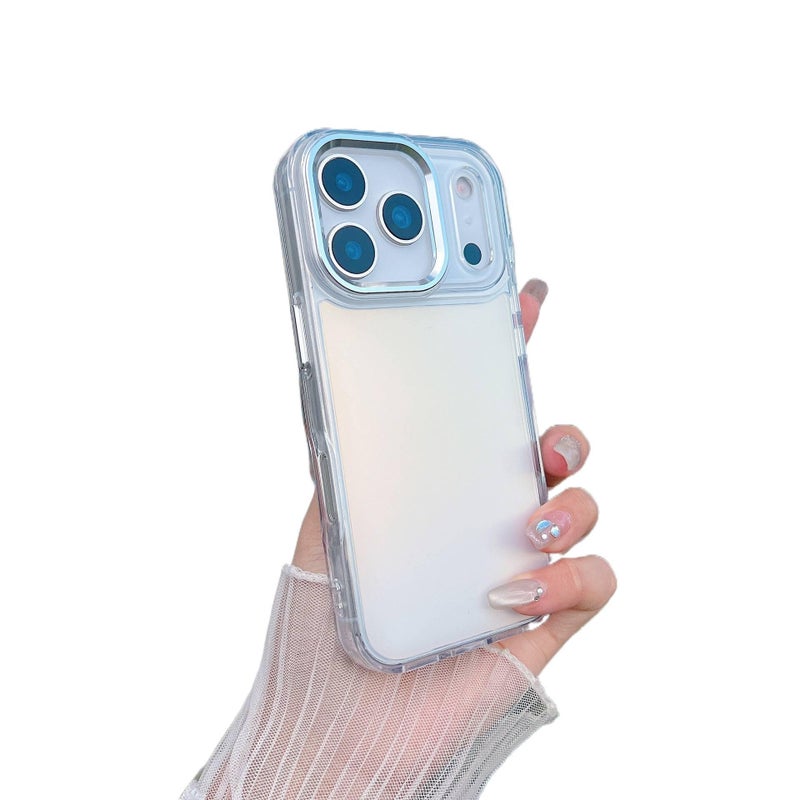 MS غطاء واقي بTPU لـ iPhone 16 / 16 Plus / 16 Pro / 16 Pro Max مع مقاوم للصدمات وحماية من السقوط مع مقاوم للصدمات مع تغطية كاملة مع لمسة نهائية غير لامعة باللون أبيض من مادة TPU بالل. - Image 1