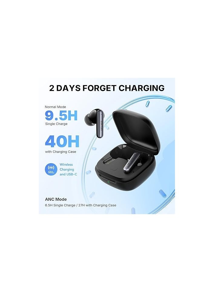 EarFun سماعات أذن وايرلس إيرفن أير برو 4i مع خاصية إلغاء الضوضاء، جائزة VGP 2025، صوت عالي الدقة مع LDAC، 6 ميكروفونات AI ENC لمكالمات واضحة، 40 ساعة من وقت التشغيل، اتصال متعدد النقاط، سماعات بلوتوث 5.4، شحن لاسلكي - Image 4