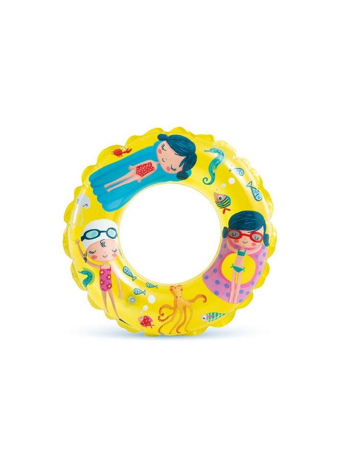 INTEX Transparent Inflatable Swim Rings 61cm - Image 1