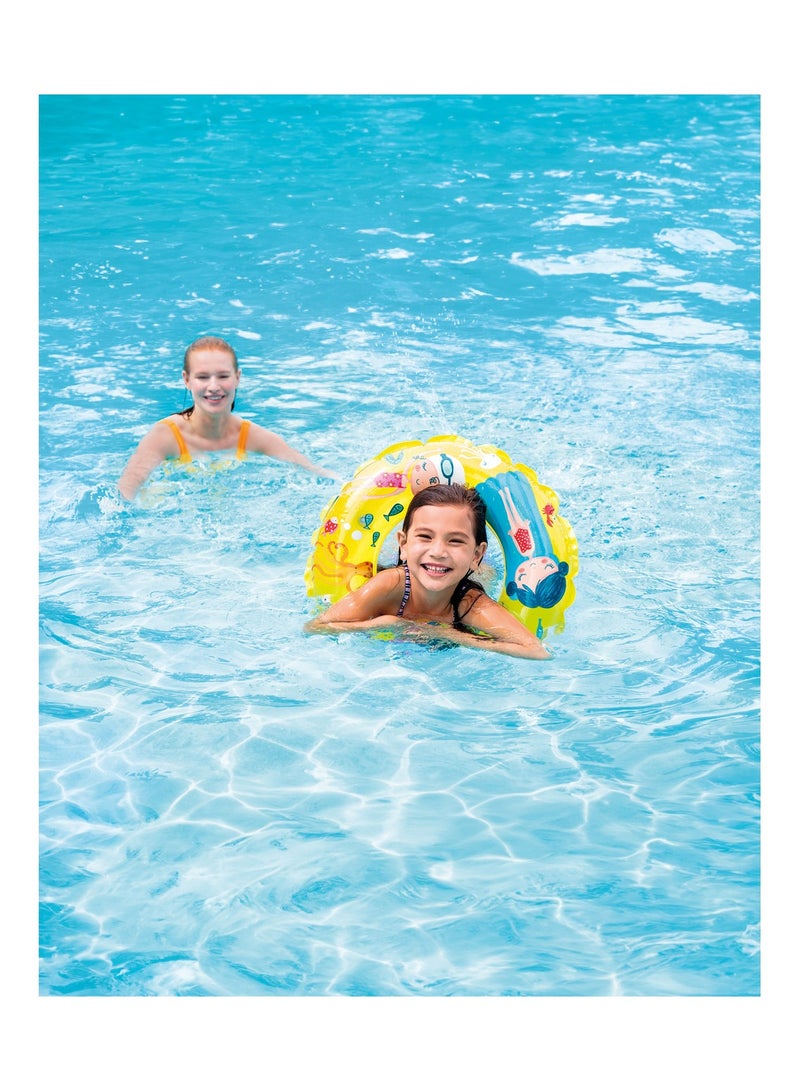 INTEX Transparent Inflatable Swim Rings 61cm - Image 2
