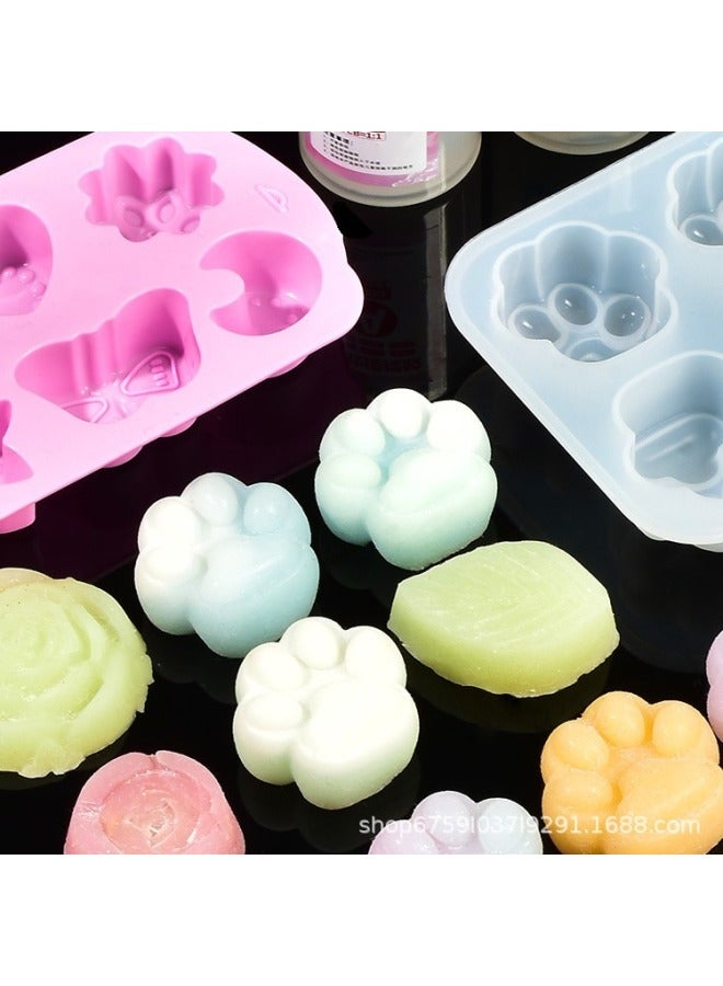 Kneading Silicone Mold Collection Cat Claw Waffle Crystal Glue Ab Glue Handmade Diy Material Food Toy Mold-Specifications:Tutu Skirt Mold - Image 5