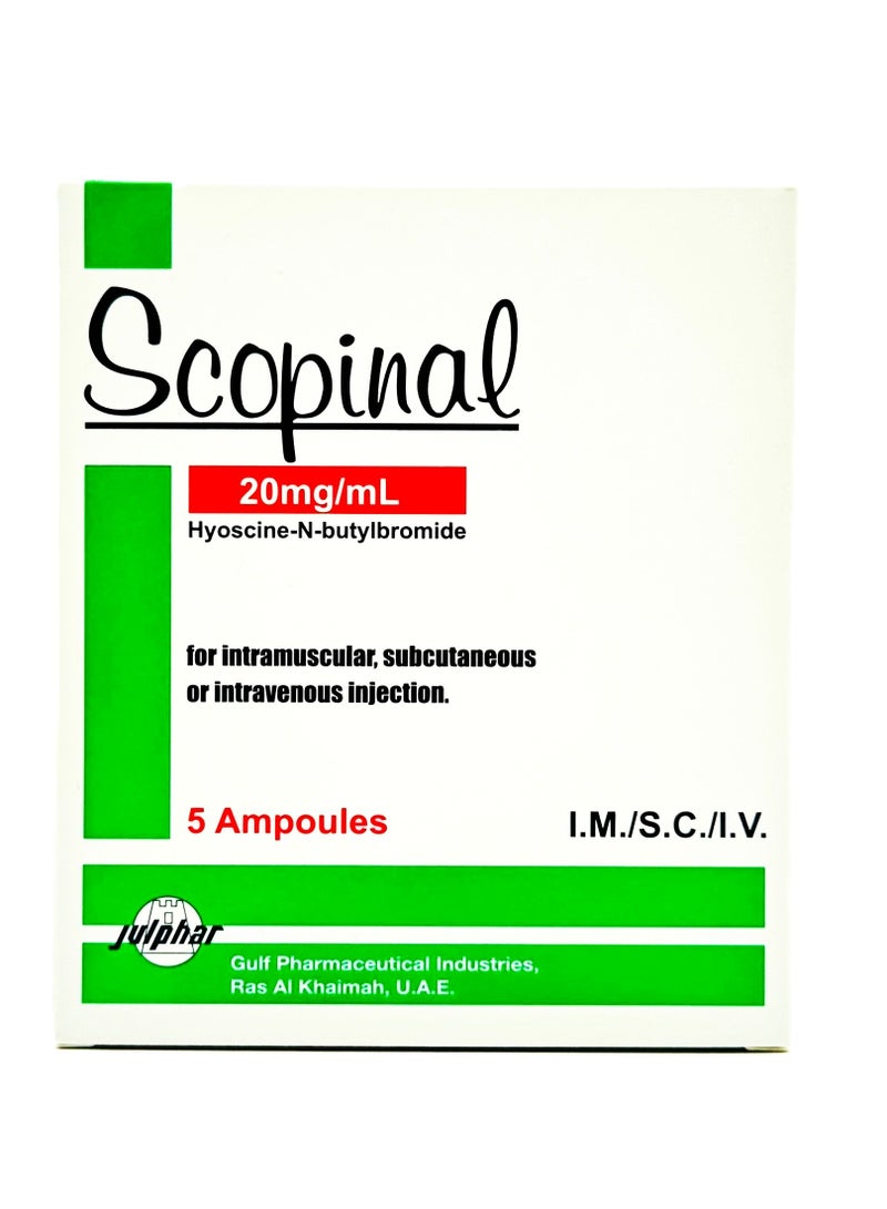 أمبولات سكوبينال 20 مجم / مل 5