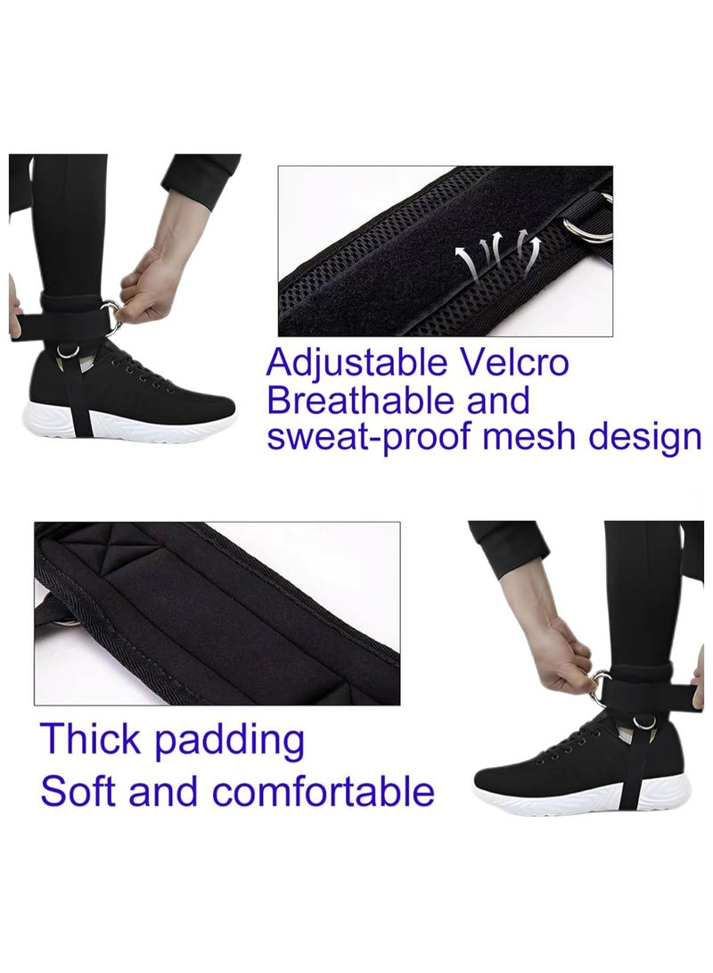 Generic Adjustable Ankle Straps for Cable Machines - Glute  Lower Body Exercises, Fit for Women  Men  - Image 3