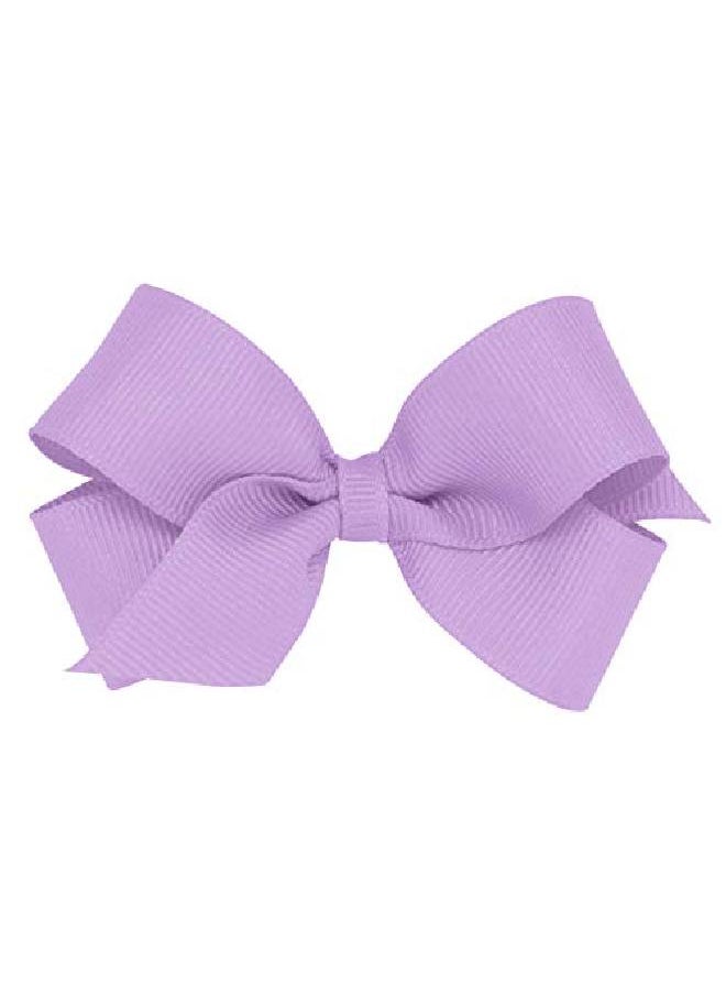 Girls' Classic Grosgrain Hair Bow On A Weestay Clip With Plain Wrap Mini Light Orchid - pzsku/Z7EB7D5D30D852B52B119Z/45/_/1662018384/3724b32f-8431-43f2-a927-df3fb958c4a8