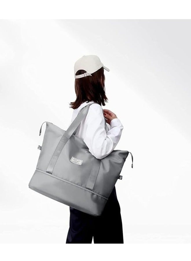 HONGFU Foldable Travel Bag Large Waterproof Duffle Hand Carry Luggage Bag - Image 4