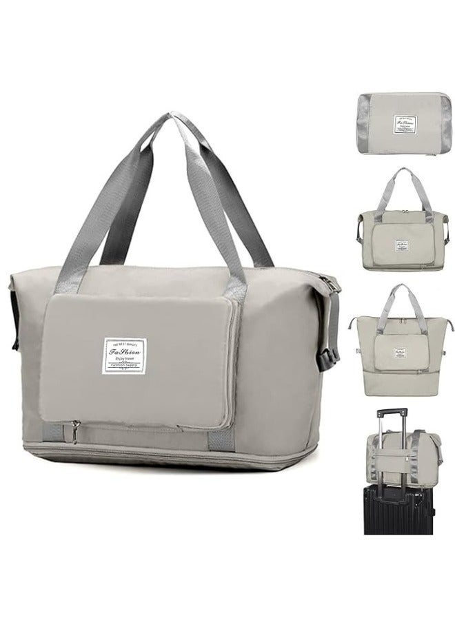 HONGFU Foldable Travel Bag Large Waterproof Duffle Hand Carry Luggage Bag - Image 2