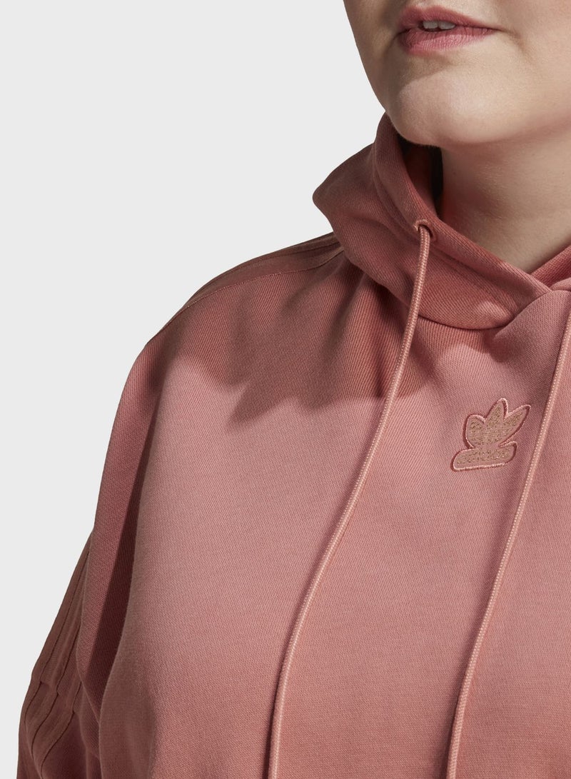 adidas Originals Logo Cropped Hoodie - Image 5