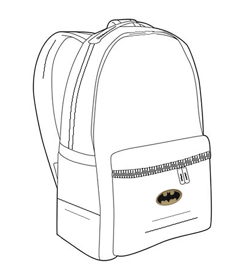 Ata-Boy DC Comics Oval Batman Logo 1" Full Color Enamel Pin - Image 5