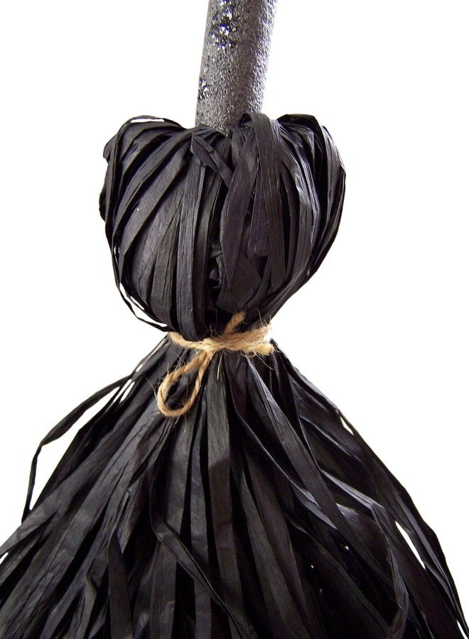 Roman Haunted Witch's Broom with Ghost Sounds Animated Halloween Decoration, 26 Inch - Image 2