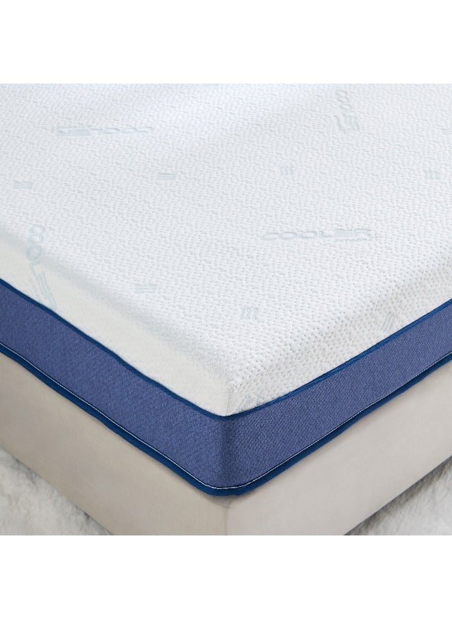 Home Box - iCool Gel Pro Visco Memory Foam Pocket Spring Single Mattress - 90x190x25 cm - Image 1