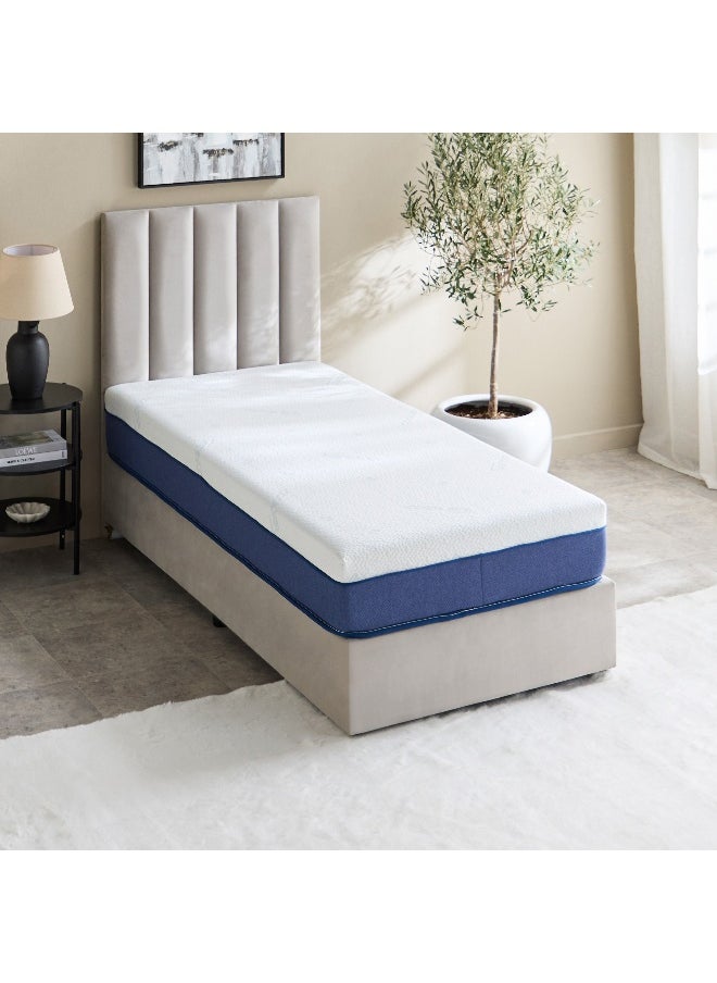 Home Box iCool Gel Pro Visco Memory Foam Pocket Spring Single Mattress - 90x190x25 cm  - Image 2