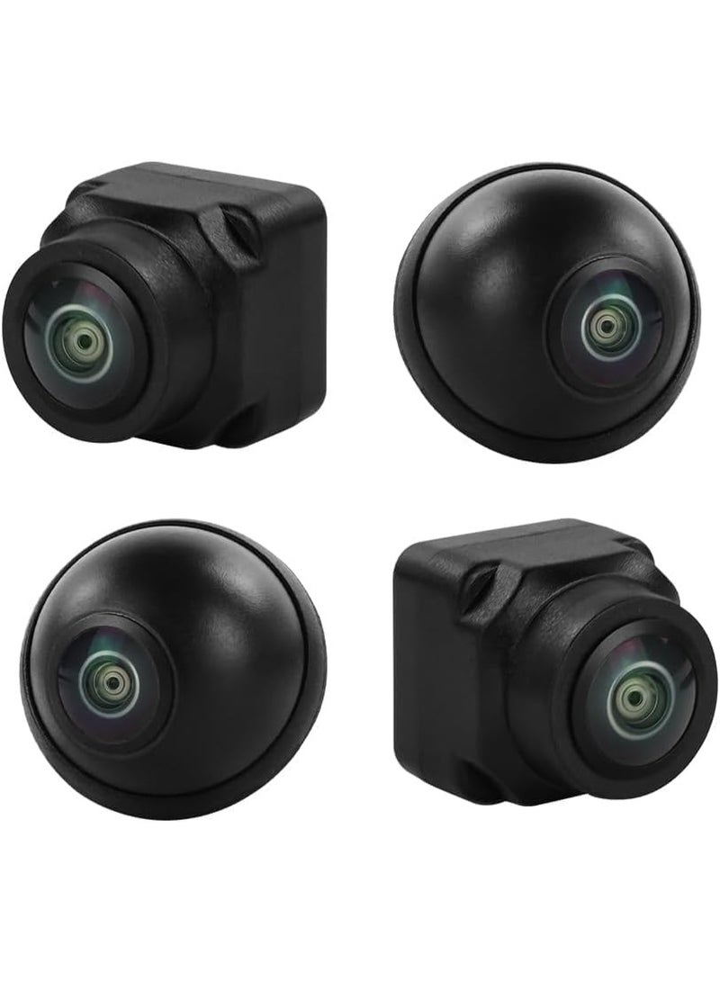 SHEZA STAR 360-Degree Car Backup Camera, Black Wide-Angle Lens, Universal Mount, Waterproof Night Vision Security Camera System - Image 1