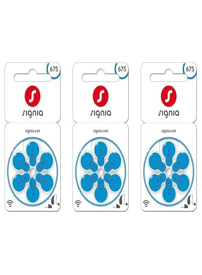 Signia Hearing Aid Batteries- Size 675-(Pack of 18 Batteries) - Image 1