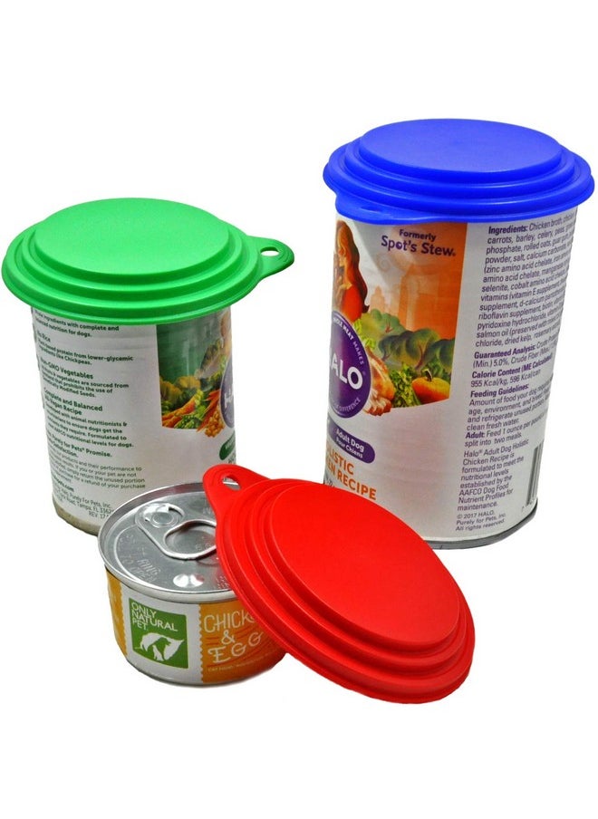 OHSAY USA - Keep Your Dog And Cat Food Fresh  Pet Food Can Cover Lids  Made In Usa, Sold By Vets  Fits Small, Medium And Large Cans  BpaFree - Image 1