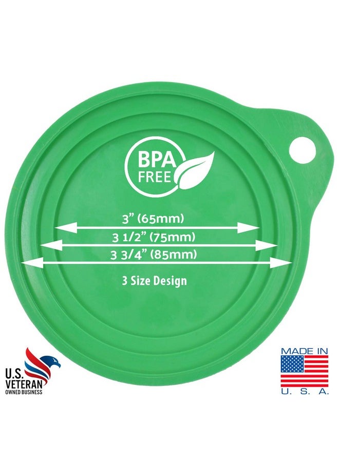 OHSAY USA - Keep Your Dog And Cat Food Fresh  Pet Food Can Cover Lids  Made In Usa, Sold By Vets  Fits Small, Medium And Large Cans  BpaFree - Image 1