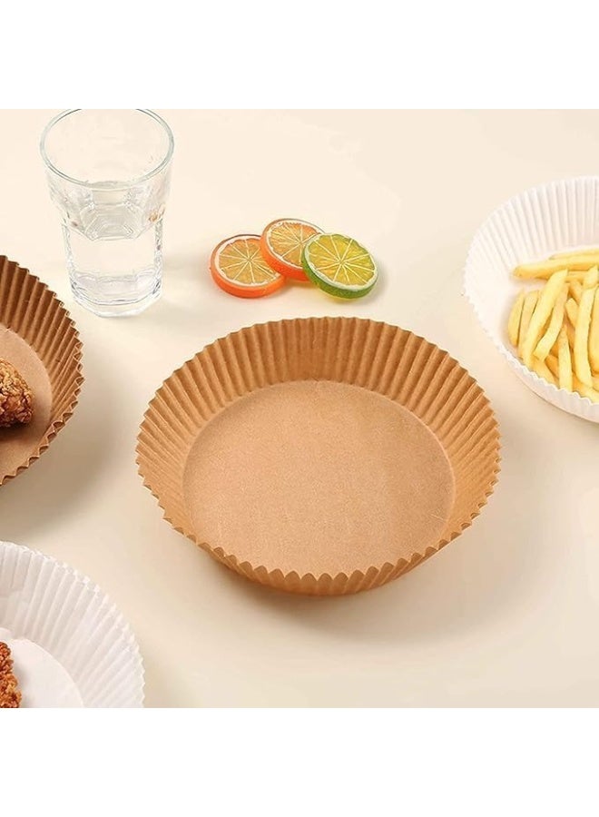 عبوة من 100 قطعة من ورق الزبدة غير اللاصق القابل للتصرف لمقلاة القلي والفرن والميكروويف ومقلاة الهواء الساخن - Image 2