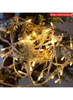 Lights Plug In Waterproof Mini Lights  Warm Yellow 100 LED