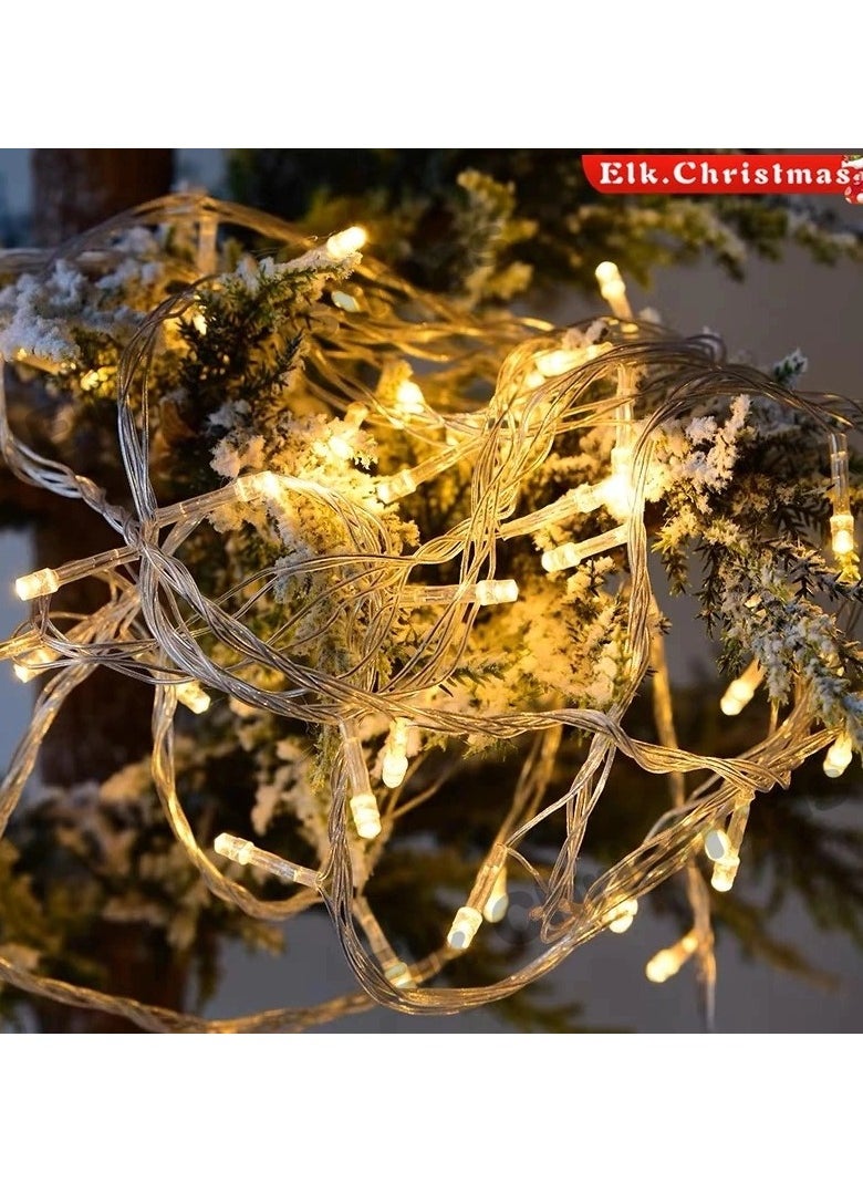 Generic - Lights Plug In Waterproof Mini Lights  Warm Yellow 100 LED - Image 1
