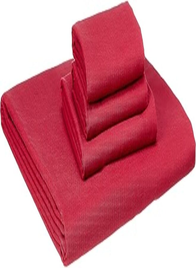 NICE HOME Flat Bed Sheet Set - 3 Pillow Cases and 1 Bed Sheet - Size 160x200cm Botanical 4.0 Piece