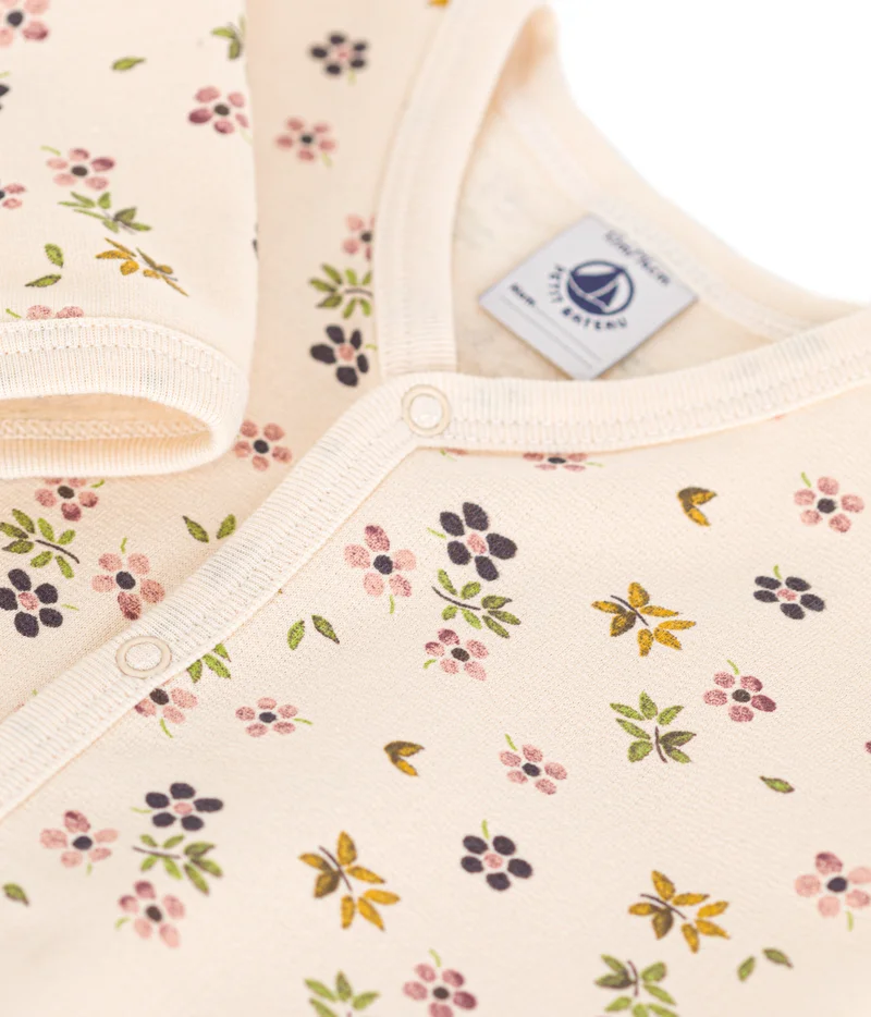 بيتي باتو Babies' floral print brushed fleece pyjamas