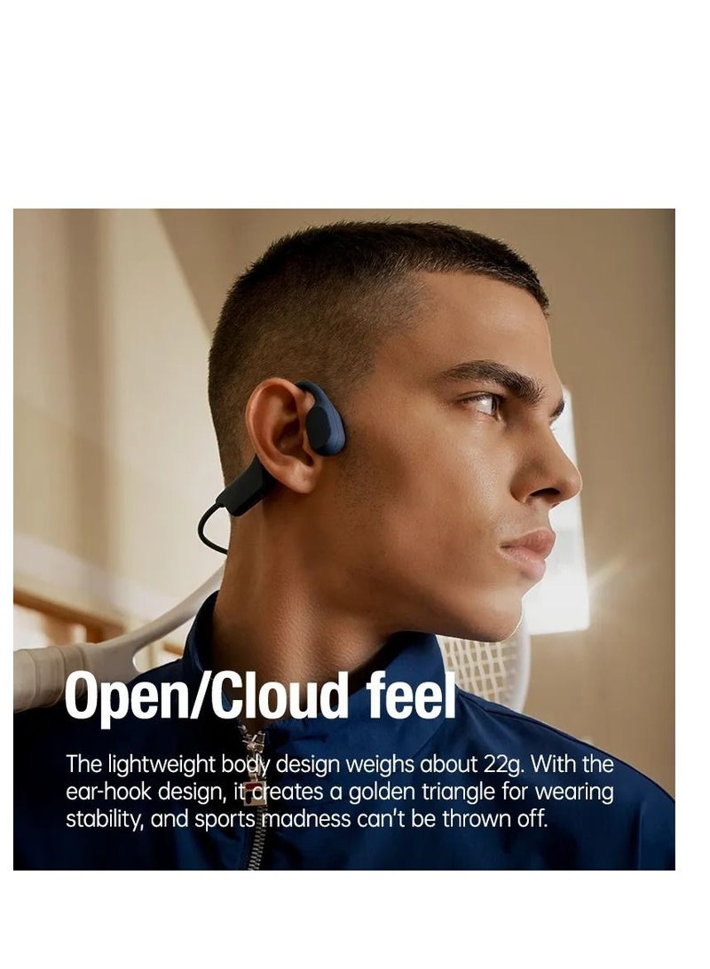 ساناج A30S Pro IPX7 حول الرقبة سماعة رأس لاسلكية تعمل بالبلوتوث سماعة رأس رياضية سماعات أذن مقاومة للعرق سماعات توصيل الهواء - Image 2