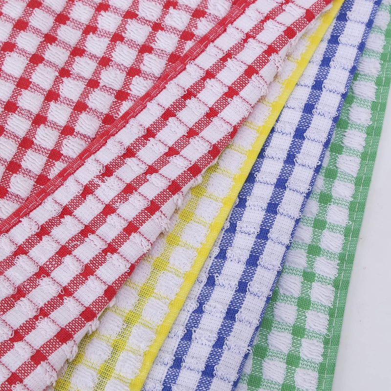 Oeleky Dish Towels for Kitchen 15x26 Inches, Pack of 8 Cotton Kitchen Towels for Drying Dishes (Multi, 15x26 inches) - Image 4